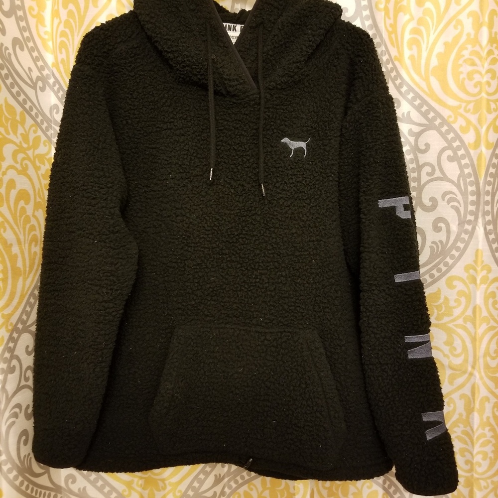 VS PINK Sherpa Pullover